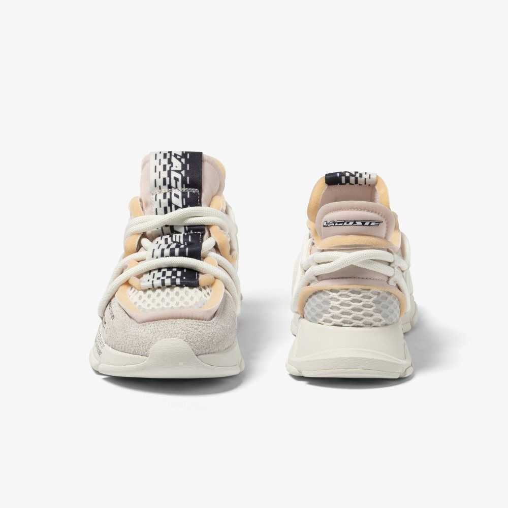 Lacoste L003 Active Runway Sneakers Off White/Off White | TBND-36815