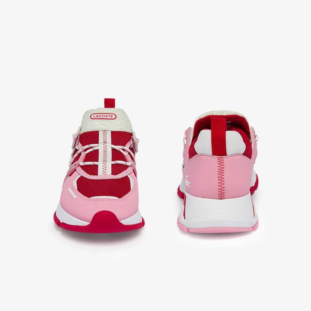 Lacoste L003 Colorblock Sneakers Pink/White | CLUX-96481