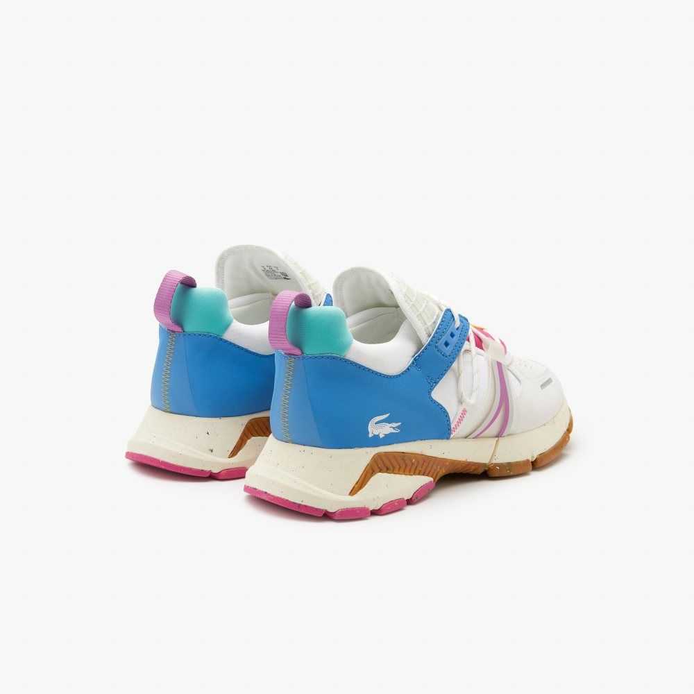 Lacoste L003 Eco Sneakers White/Pink | DUQX-29374