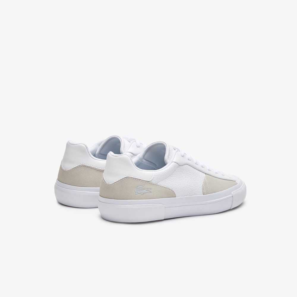 Lacoste L006 Leather Sneakers White/White | YMEN-58709