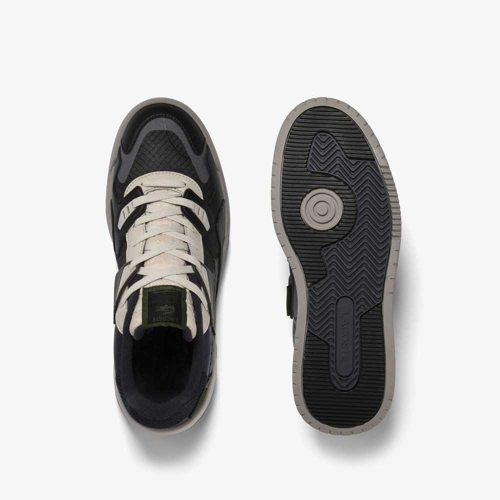 Lacoste LT125 Leather Sneakers Blk/Nvy | WPZA-28791