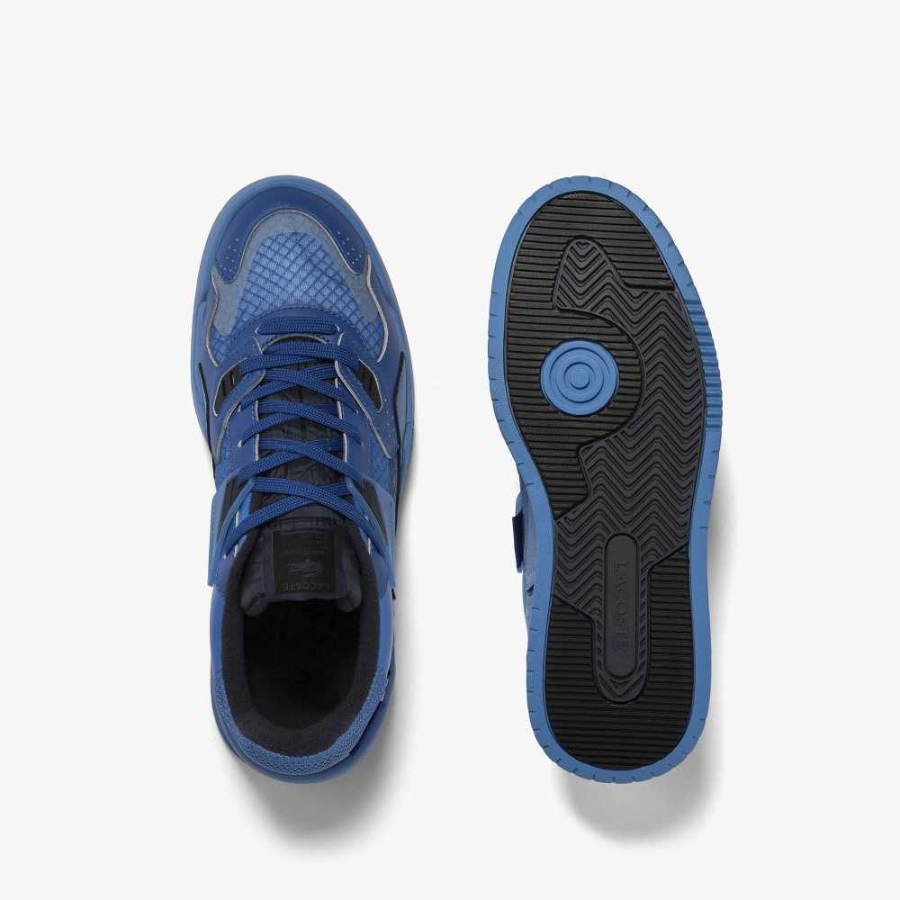 Lacoste LT125 Leather Sneakers Dk Blu/Blu | YCQF-13847