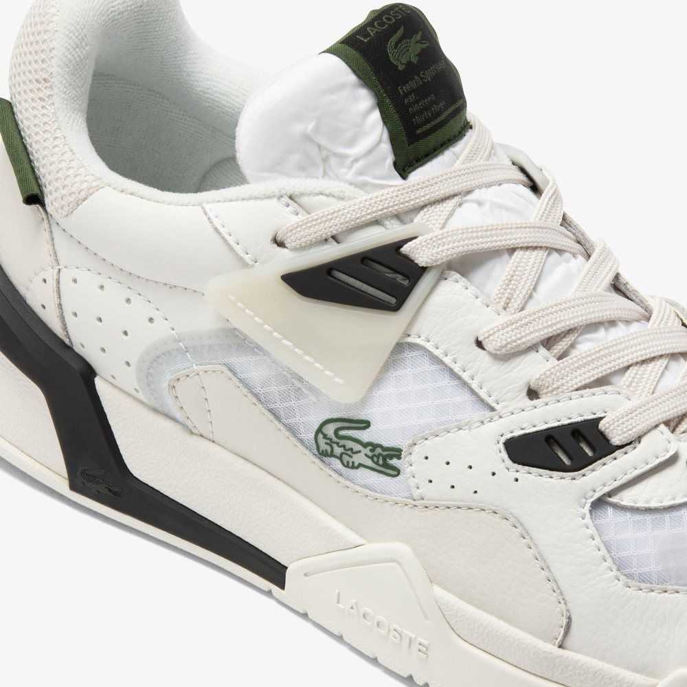 Lacoste LT125 Leather Sneakers Wht/Off Wht | JYKO-95724