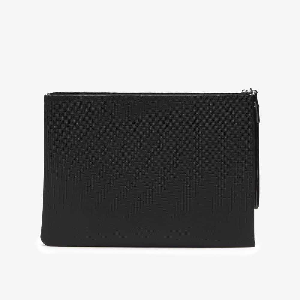 Lacoste L.12.12 Clutch Purse Black | DAVT-69803