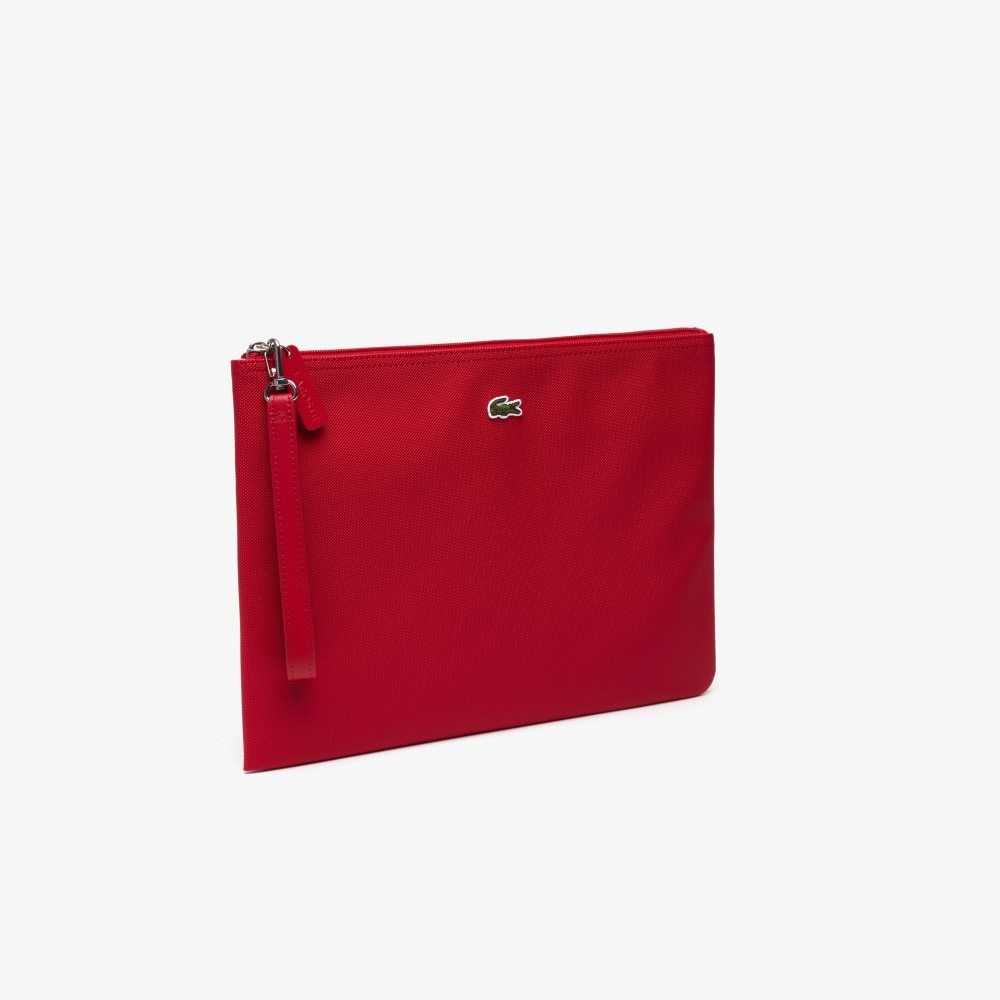 Lacoste L.12.12 Clutch Purse High Risk Red | RIVE-73492