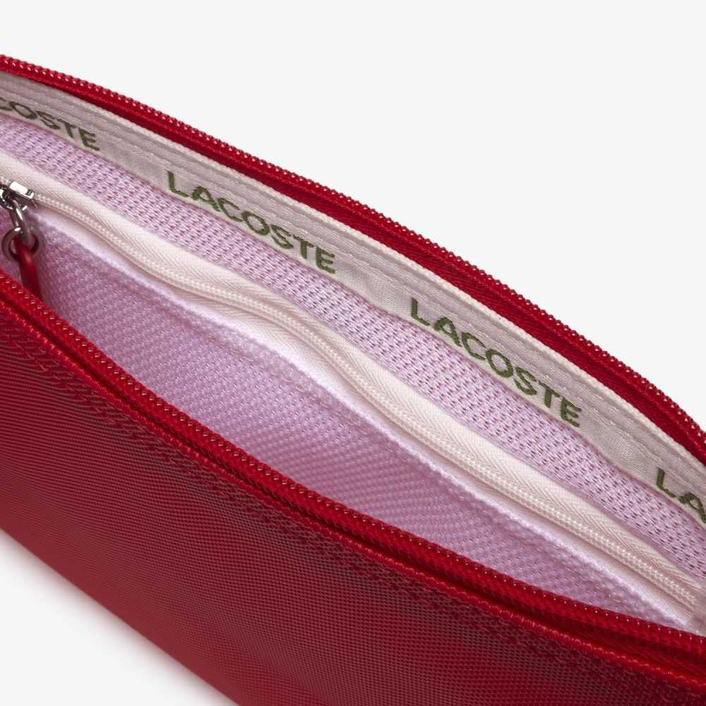Lacoste L.12.12 Concept Flat Crossover Bag High Risk Red | VBLX-97602