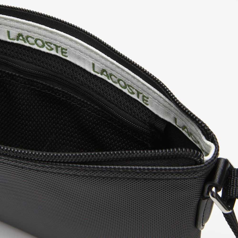 Lacoste L.12.12 Concept Flat Crossover Bag Black | WGKY-46917