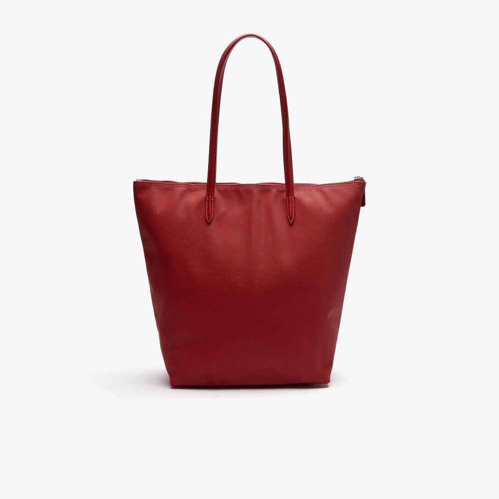 Lacoste L.12.12 Concept Vertical Zip Tote Bag Alizarine | BUZD-89514