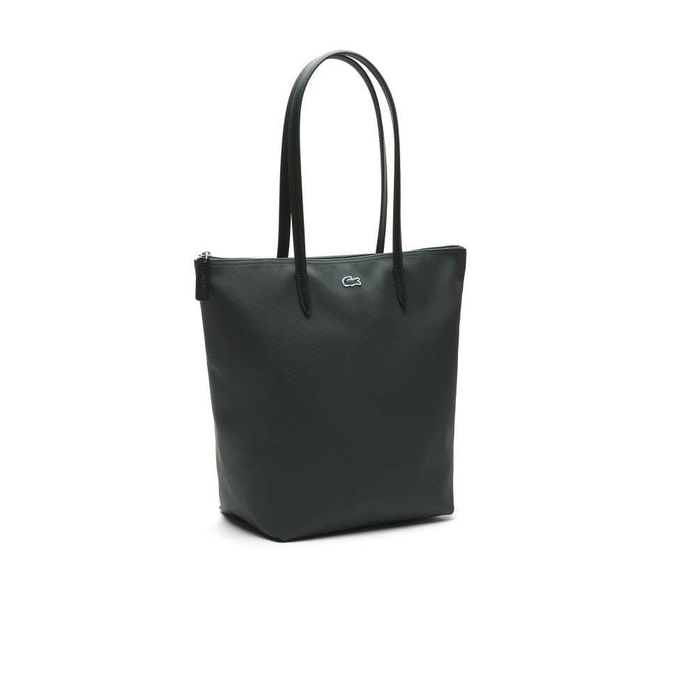 Lacoste L.12.12 Concept Vertical Zip Tote Bag Sinople | TSIG-94502