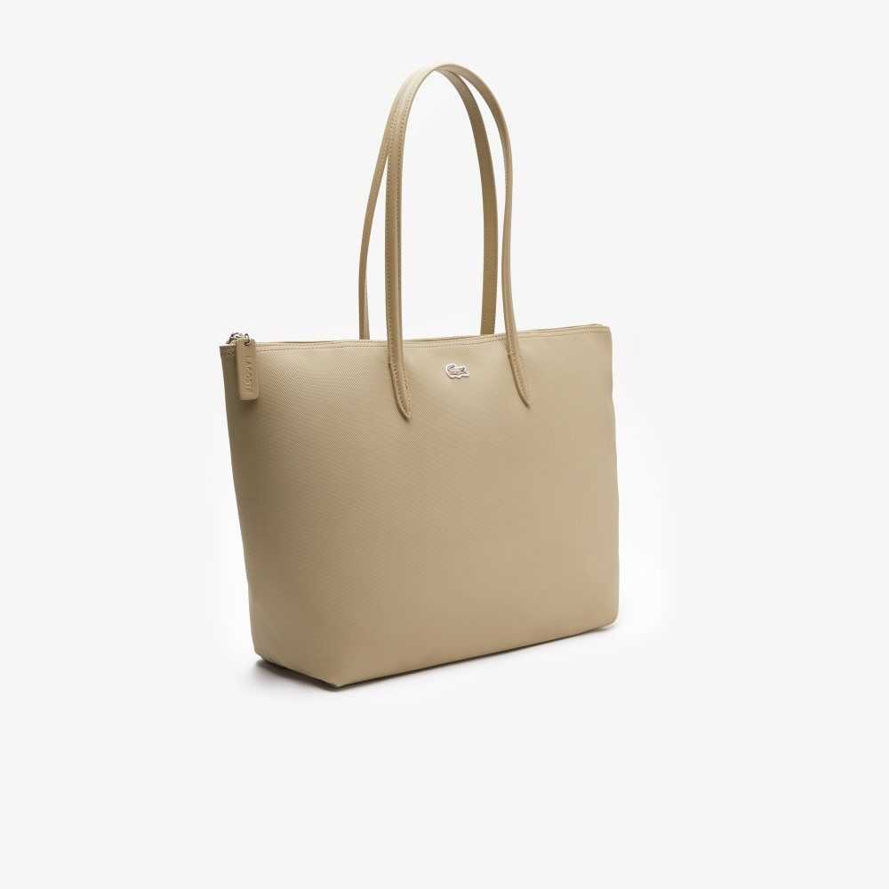 Lacoste L.12.12 Concept Zip Tote Bag Brindille | YNZQ-40139