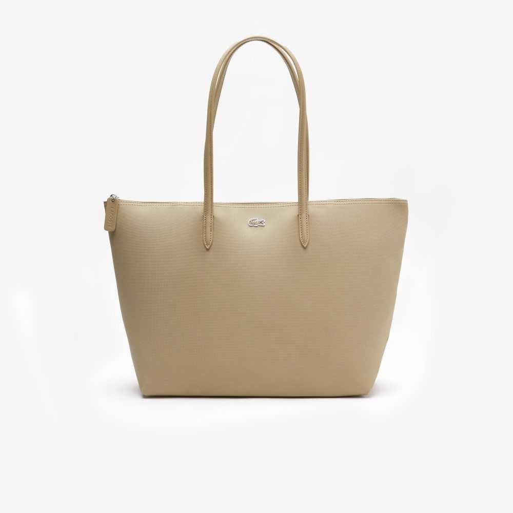 Lacoste L.12.12 Concept Zip Tote Bag Brindille | YNZQ-40139