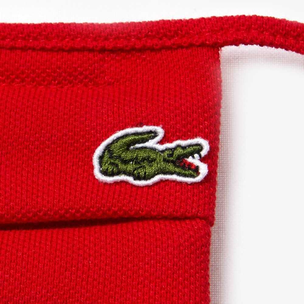 Lacoste L.12.12 Face Masks 3-Pack Red | HRWL-10723