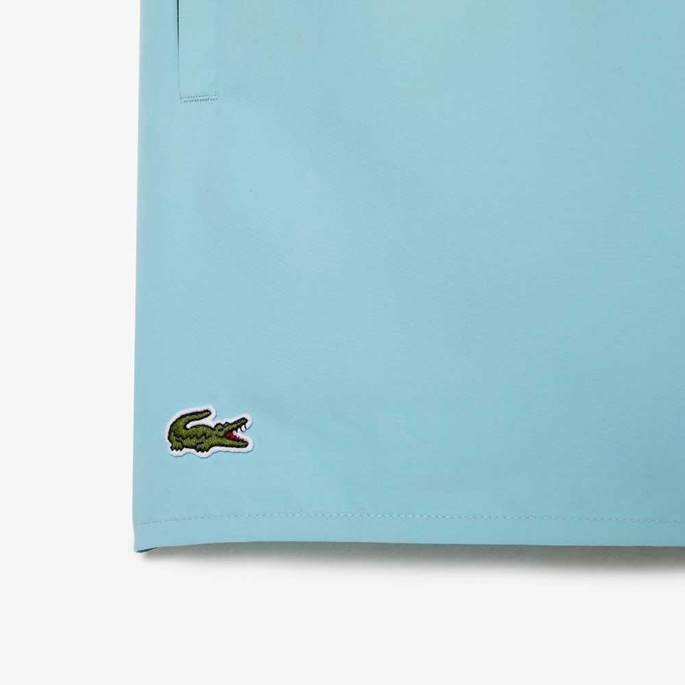 Lacoste Light Quick-Dry Swim Shorts Turquoise / Green | UCRT-27809