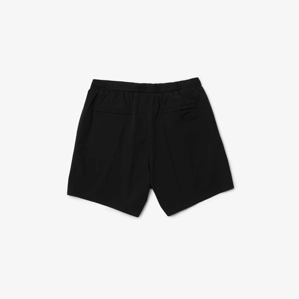 Lacoste Light Swim Trunks Black | IUYG-36408