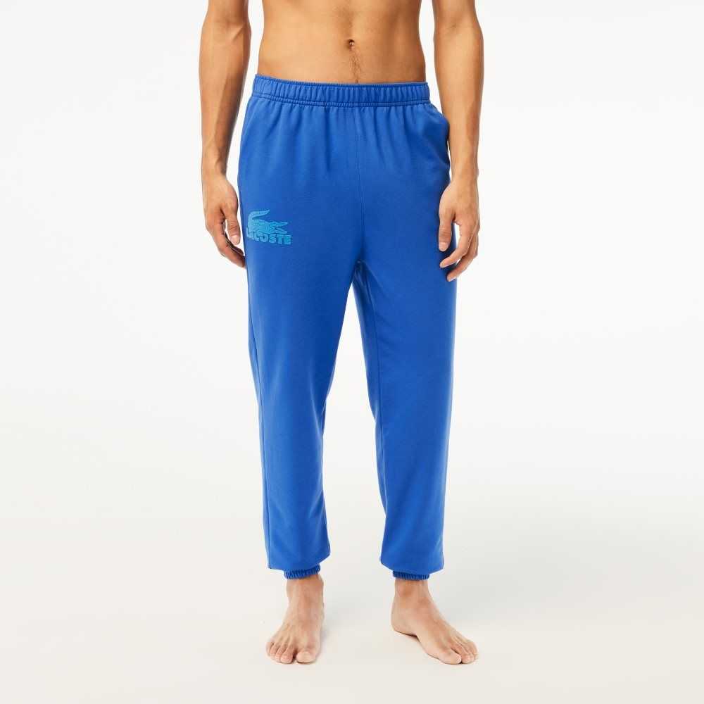 Lacoste Lightweight Lounge Pants Blue | DTHO-36709