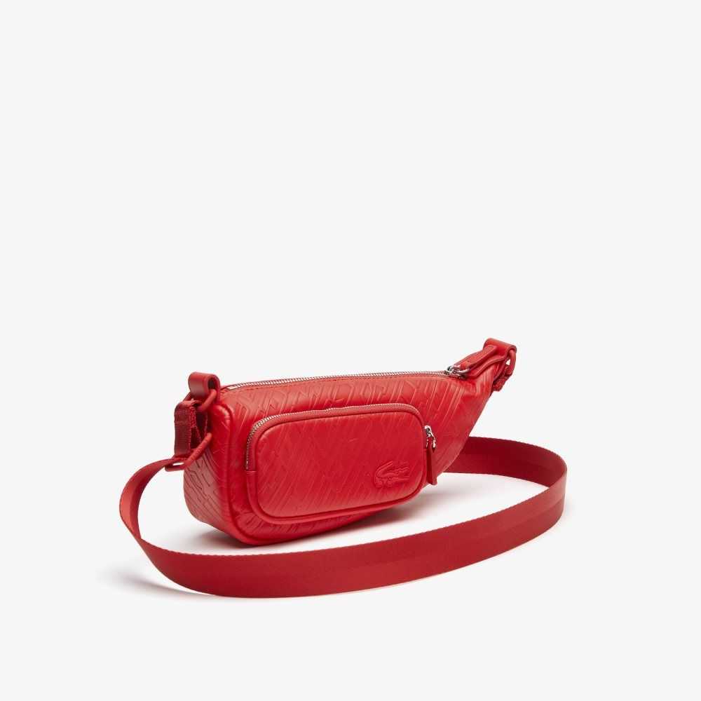 Lacoste Logo Print Shoulder Bag - Small Corrida | AQZL-63417