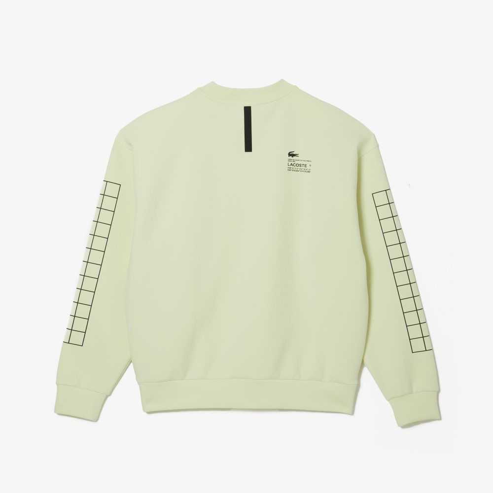 Lacoste Loose Fit Pique Sweatshirt Yellow | IFSP-36257