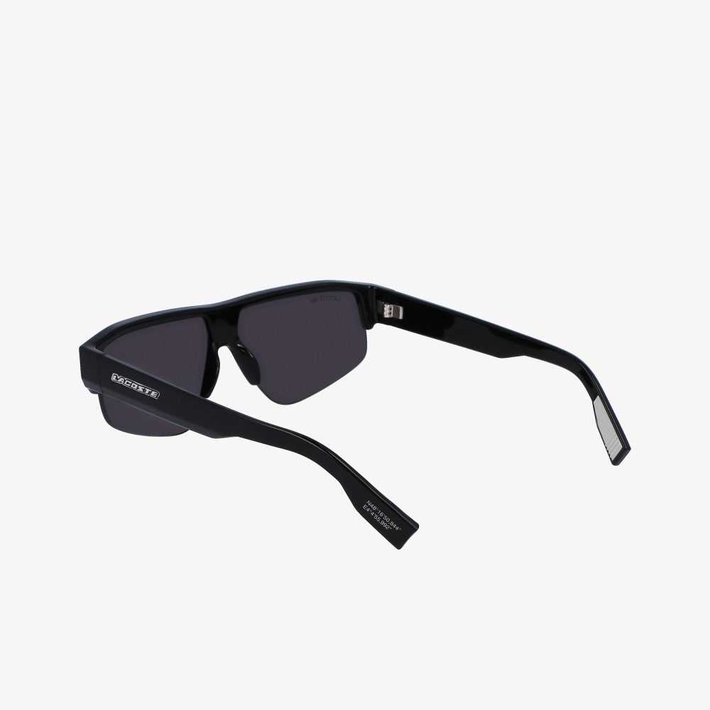 Lacoste Mask Active Sunglasses Matt Black | UDKI-12364