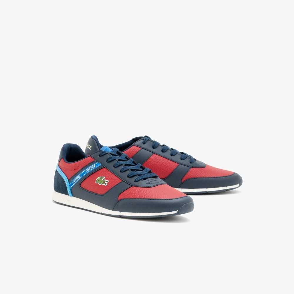 Lacoste Menerva Sport Sneakers Nvy/Red | GASY-29536