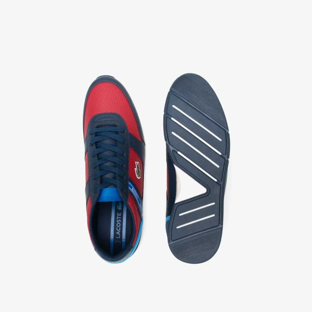 Lacoste Menerva Sport Sneakers Nvy/Red | GASY-29536