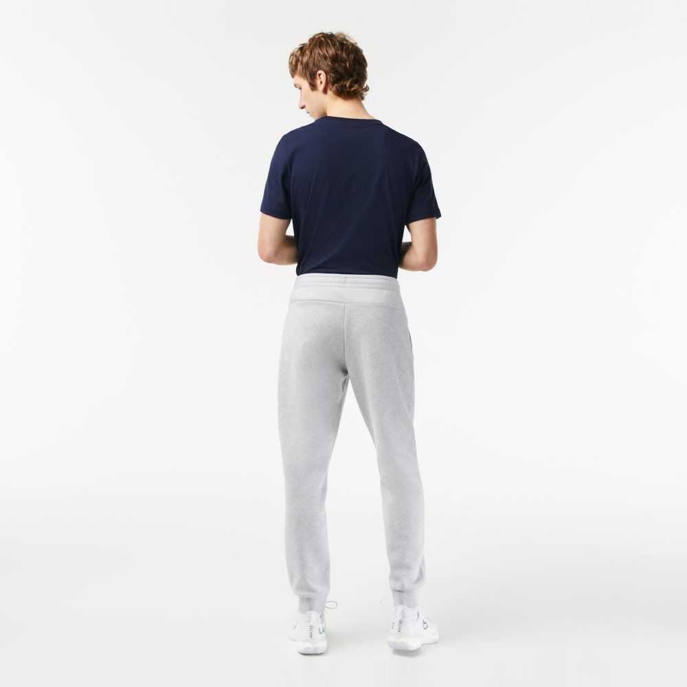 Lacoste Mesh Panels Trackpants Grey Chine / Light Grey | XZIG-34081