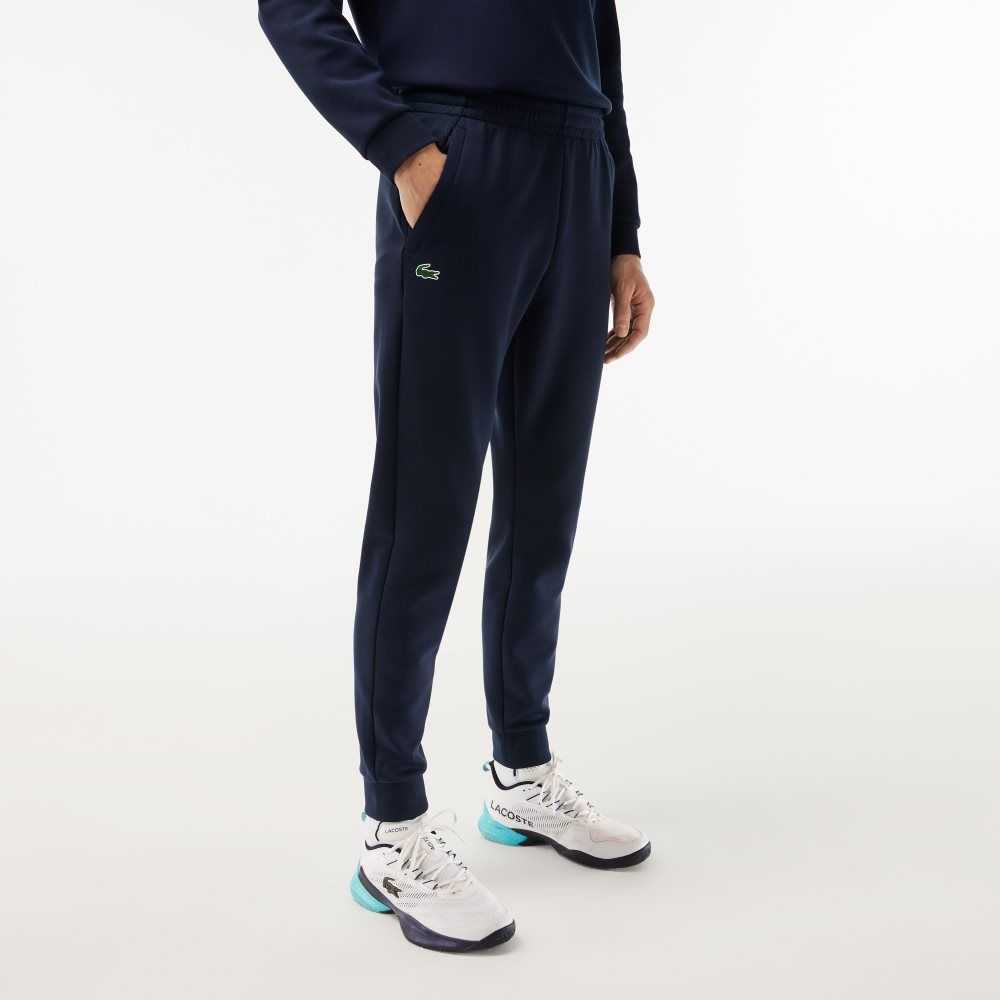 Lacoste Mesh Panels Trackpants Navy Blue | AWOC-85691