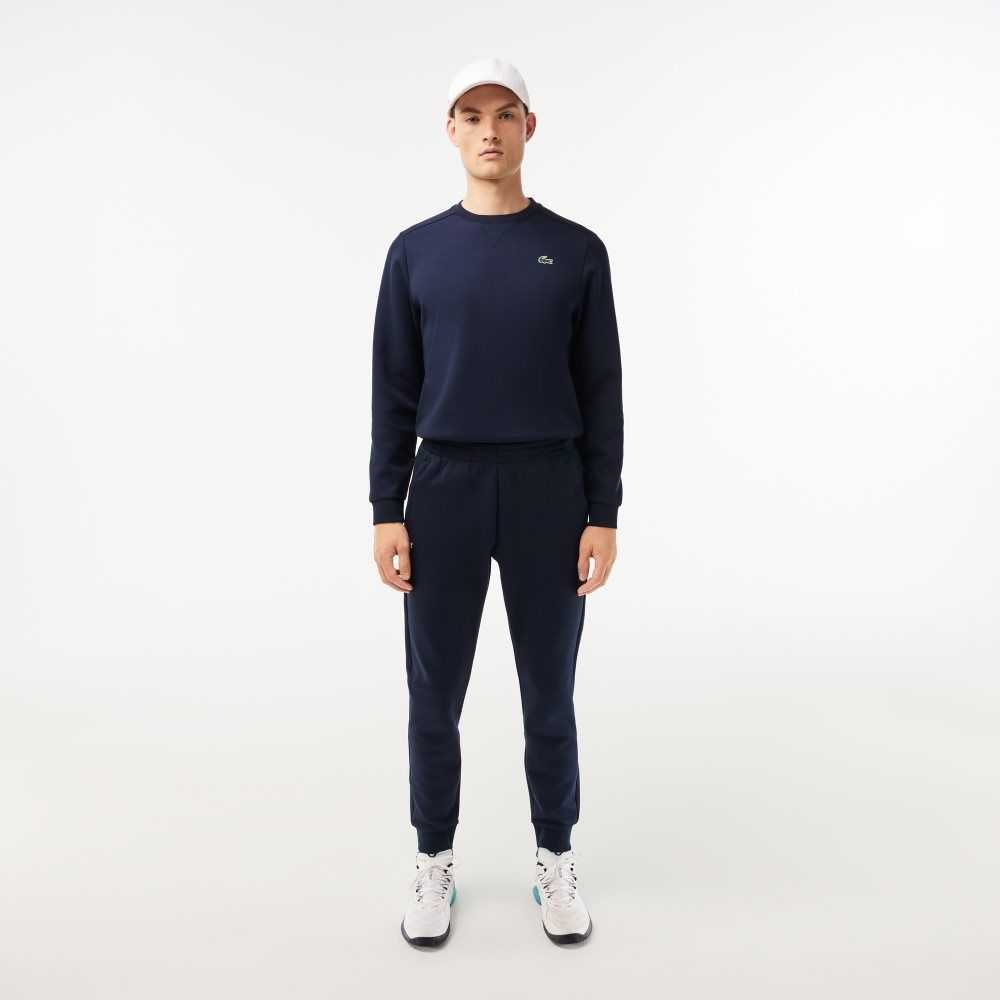 Lacoste Mesh Panels Trackpants Navy Blue | AWOC-85691