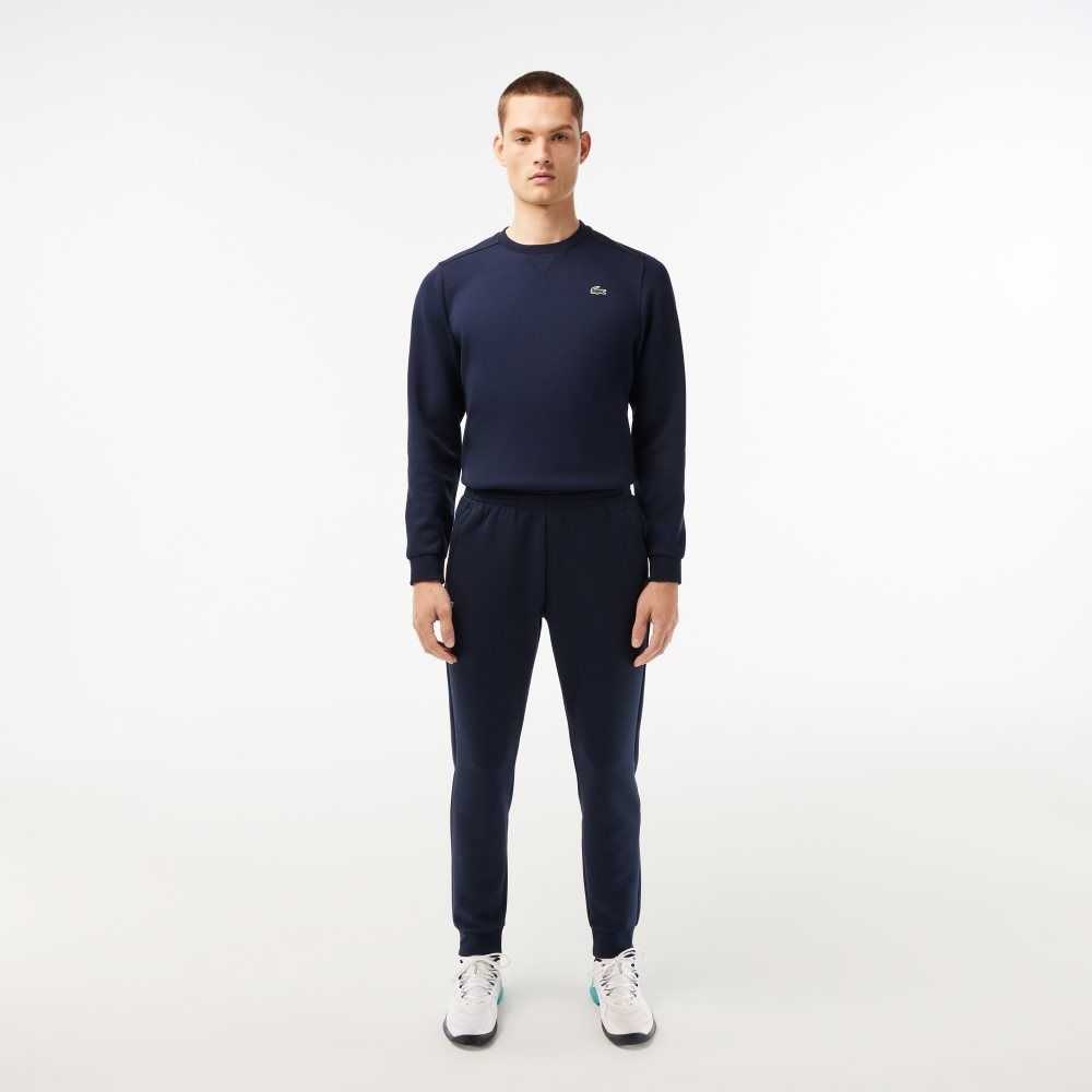 Lacoste Mesh Panels Trackpants Navy Blue | AWOC-85691