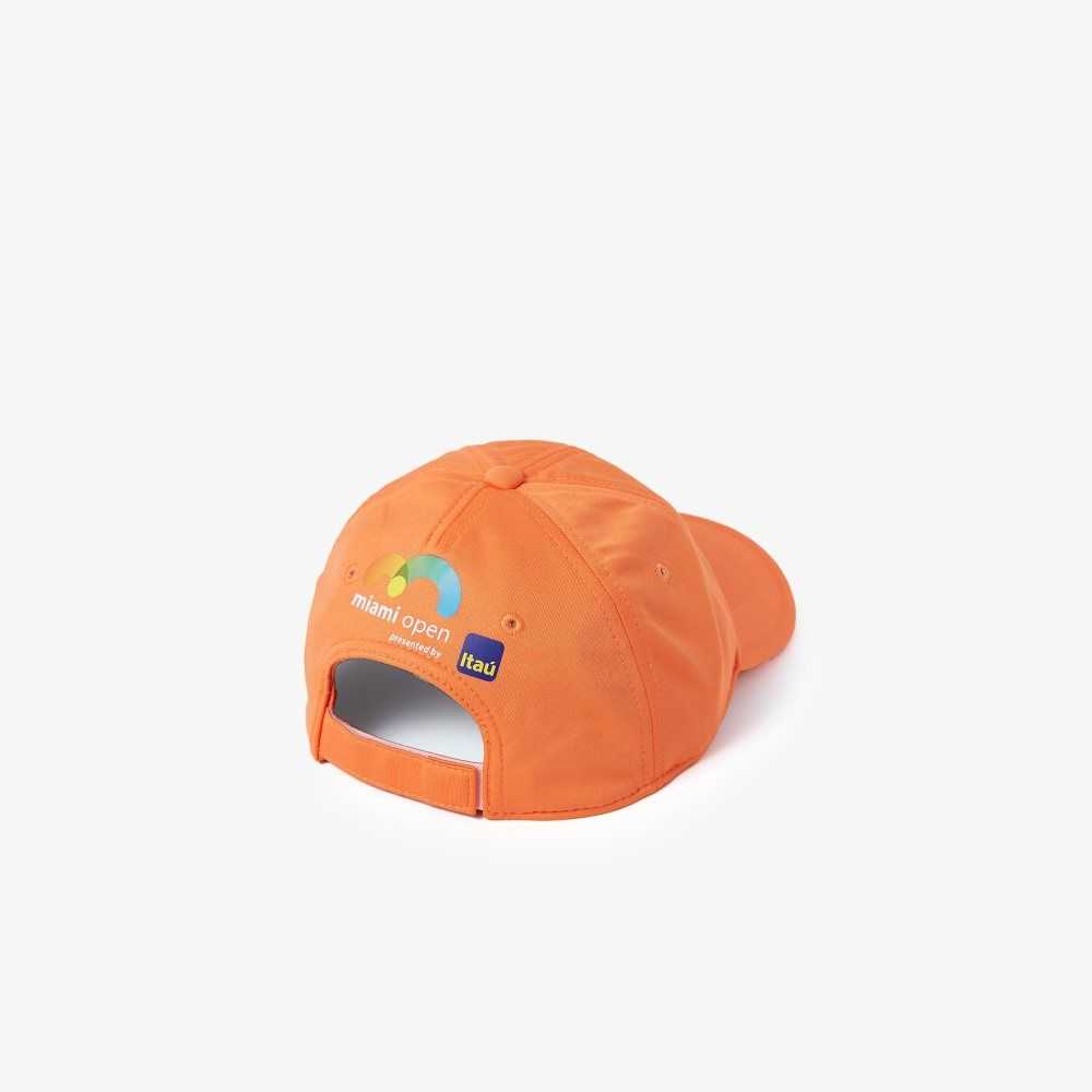 Lacoste Miami Open Hat Orange | PZLG-59861