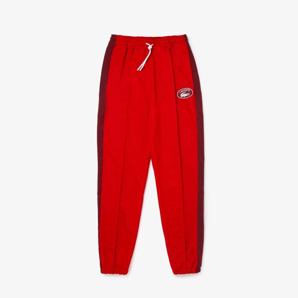 Lacoste Mini Pique Trackpants Red | RCMF-93614