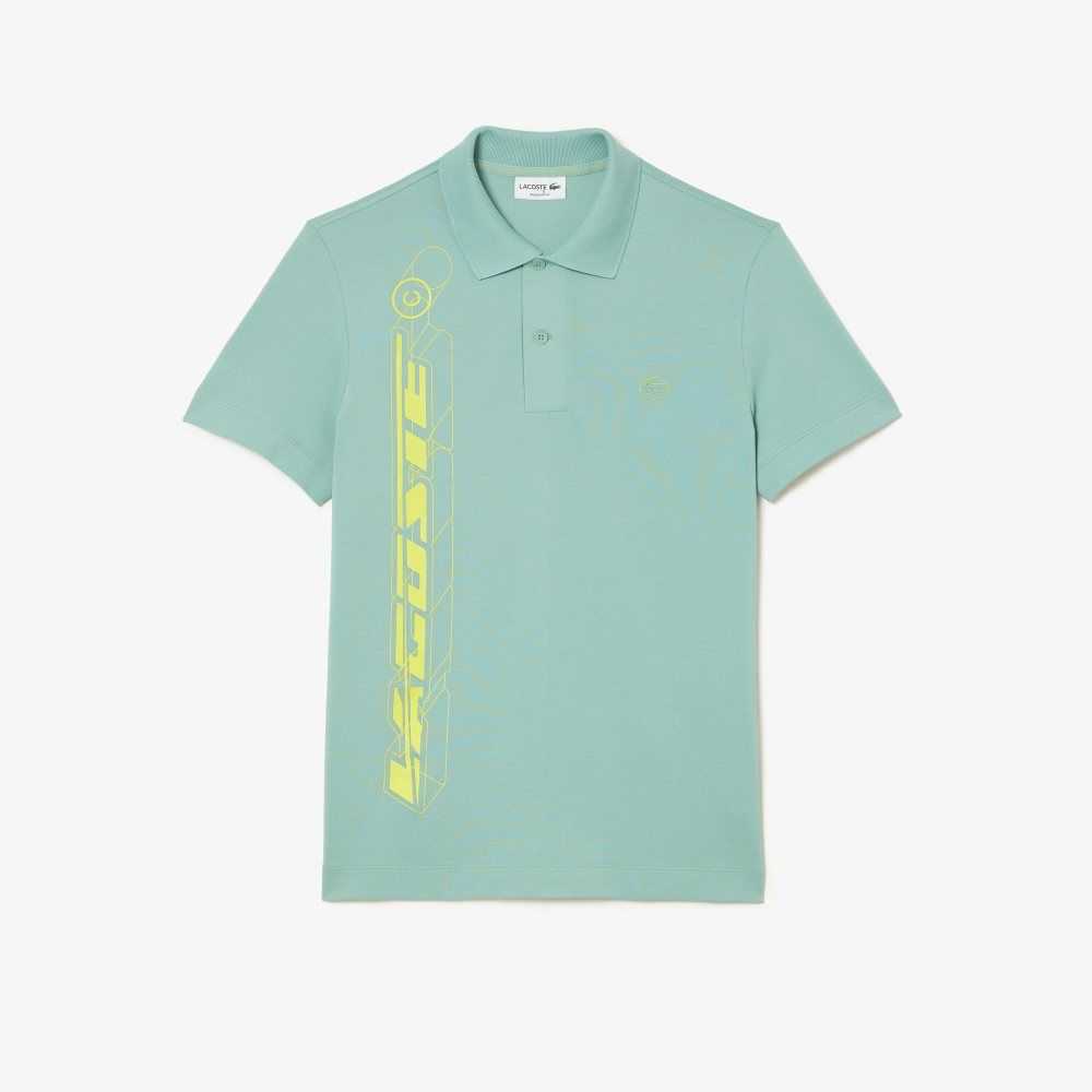 Lacoste Movement Signature 3D Polo Mint | CAKF-58420