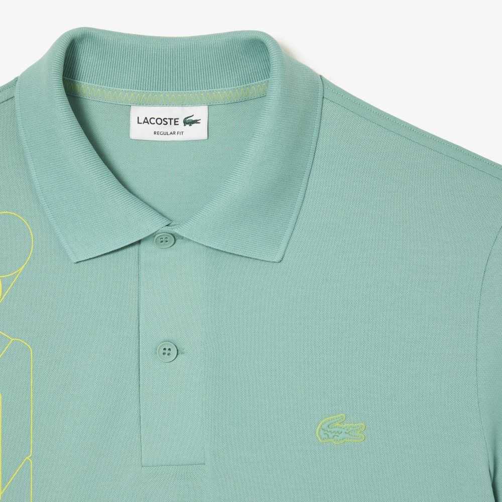 Lacoste Movement Signature 3D Polo Mint | CAKF-58420