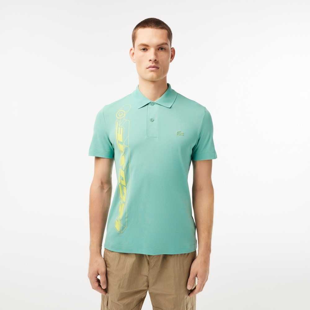 Lacoste Movement Signature 3D Polo Mint | CAKF-58420