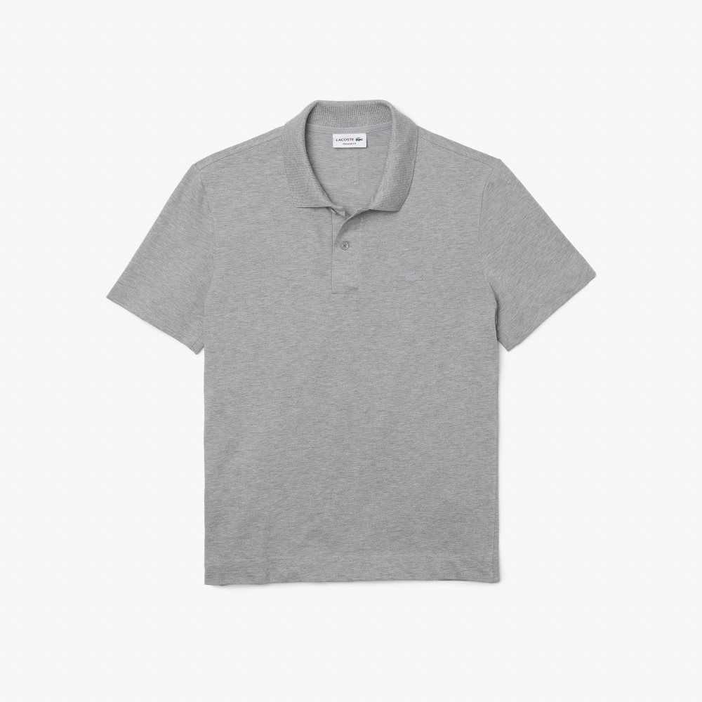 Lacoste Movement Ultra Light Pique Polo Grey Chine | DMLB-92630