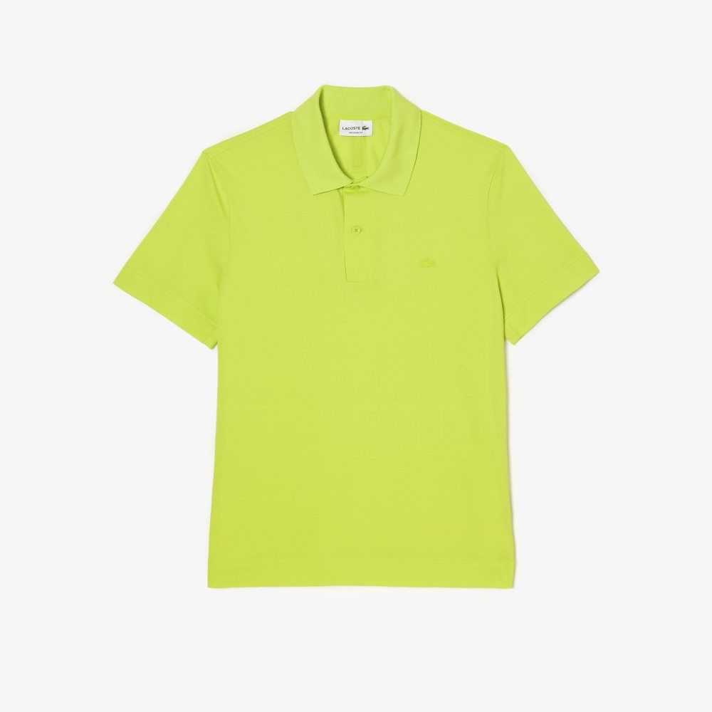 Lacoste Movement Ultra Light Pique Polo Yellow | FGPQ-39810