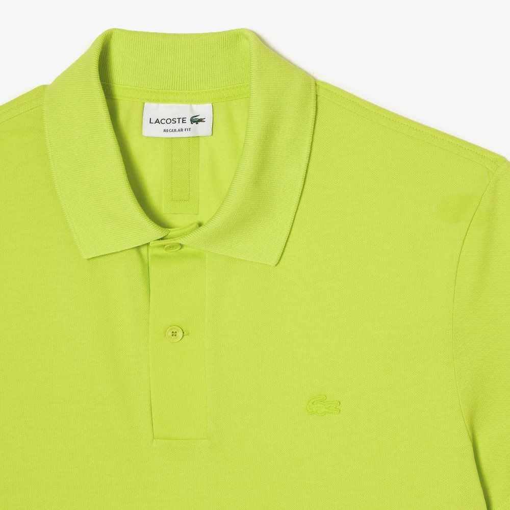 Lacoste Movement Ultra Light Pique Polo Yellow | FGPQ-39810