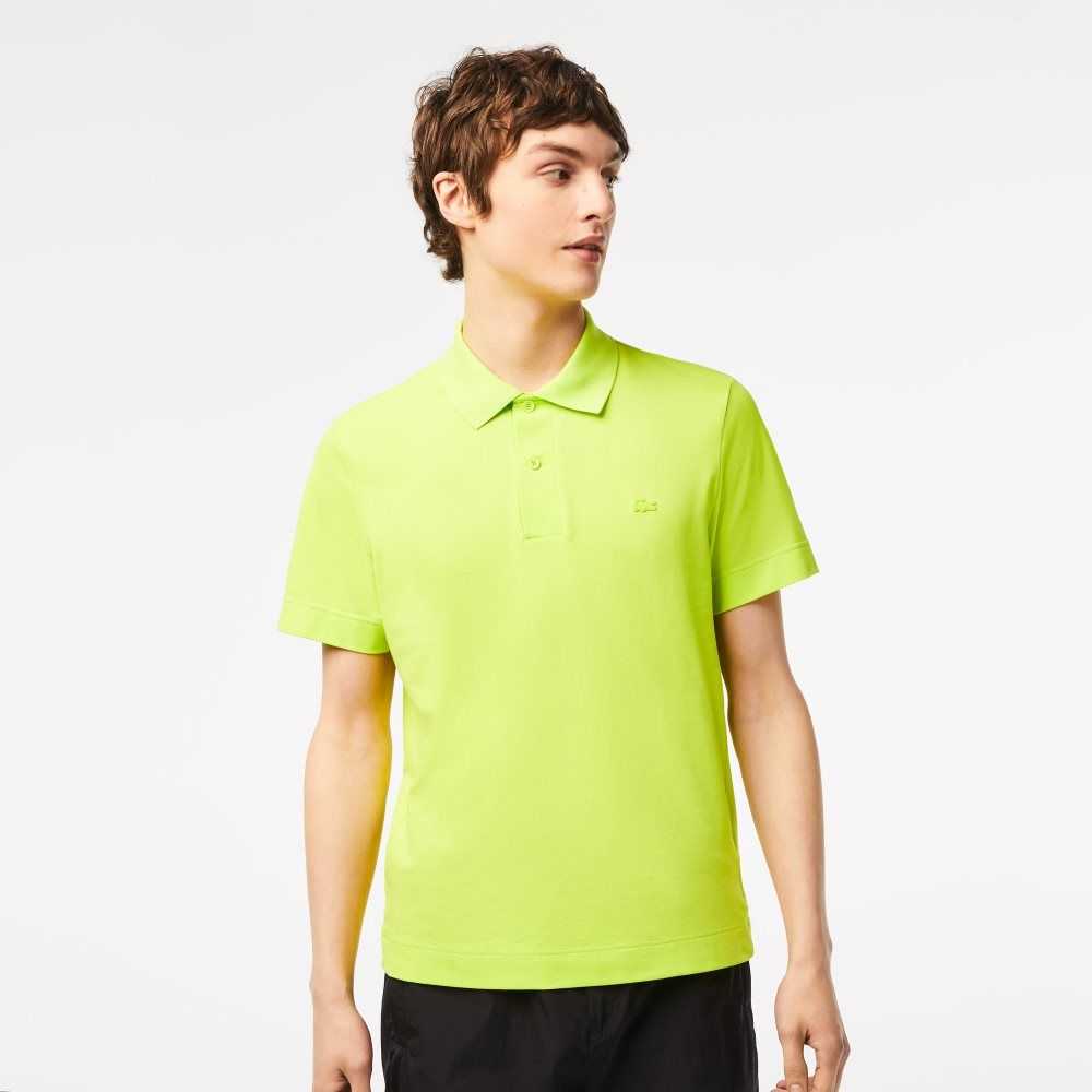 Lacoste Movement Ultra Light Pique Polo Yellow | FGPQ-39810