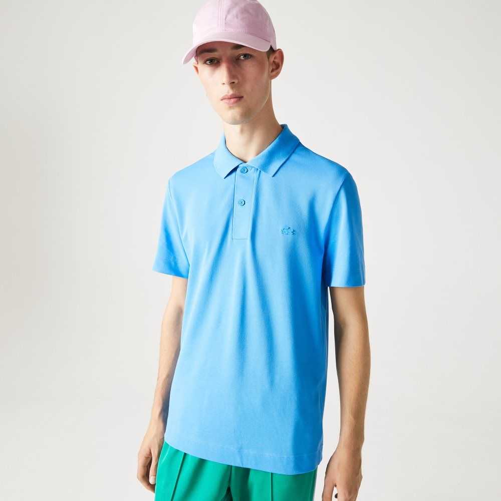 Lacoste Movement Ultra Light Pique Polo Blue | HTAZ-59730