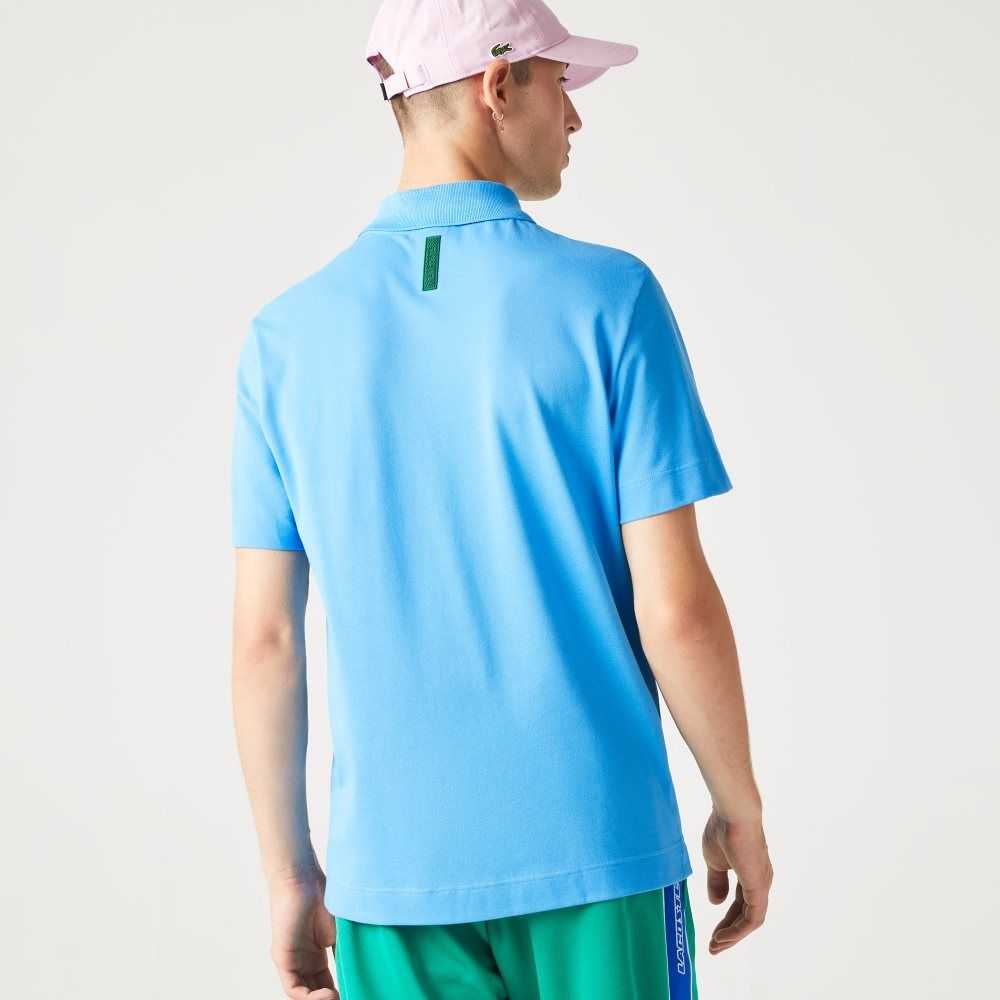 Lacoste Movement Ultra Light Pique Polo Blue | HTAZ-59730