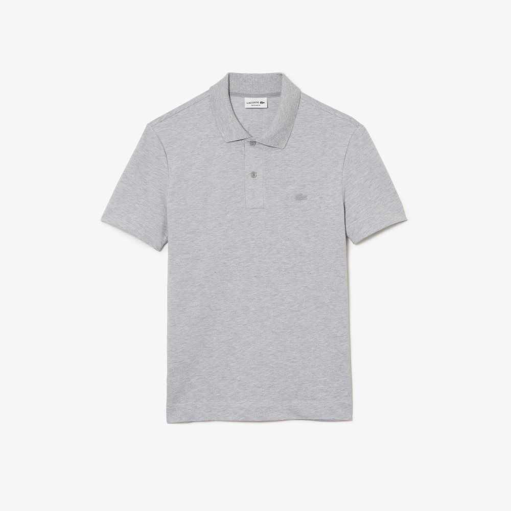 Lacoste Movement Ultra Light Pique Polo Grey Chine | HWVL-58709