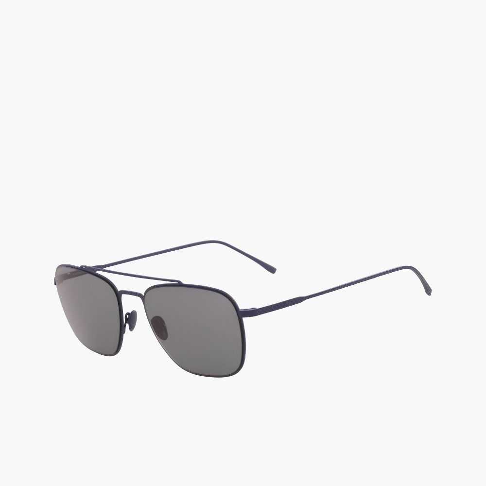 Lacoste Navigator Sunglasses Blue | JXSO-08615