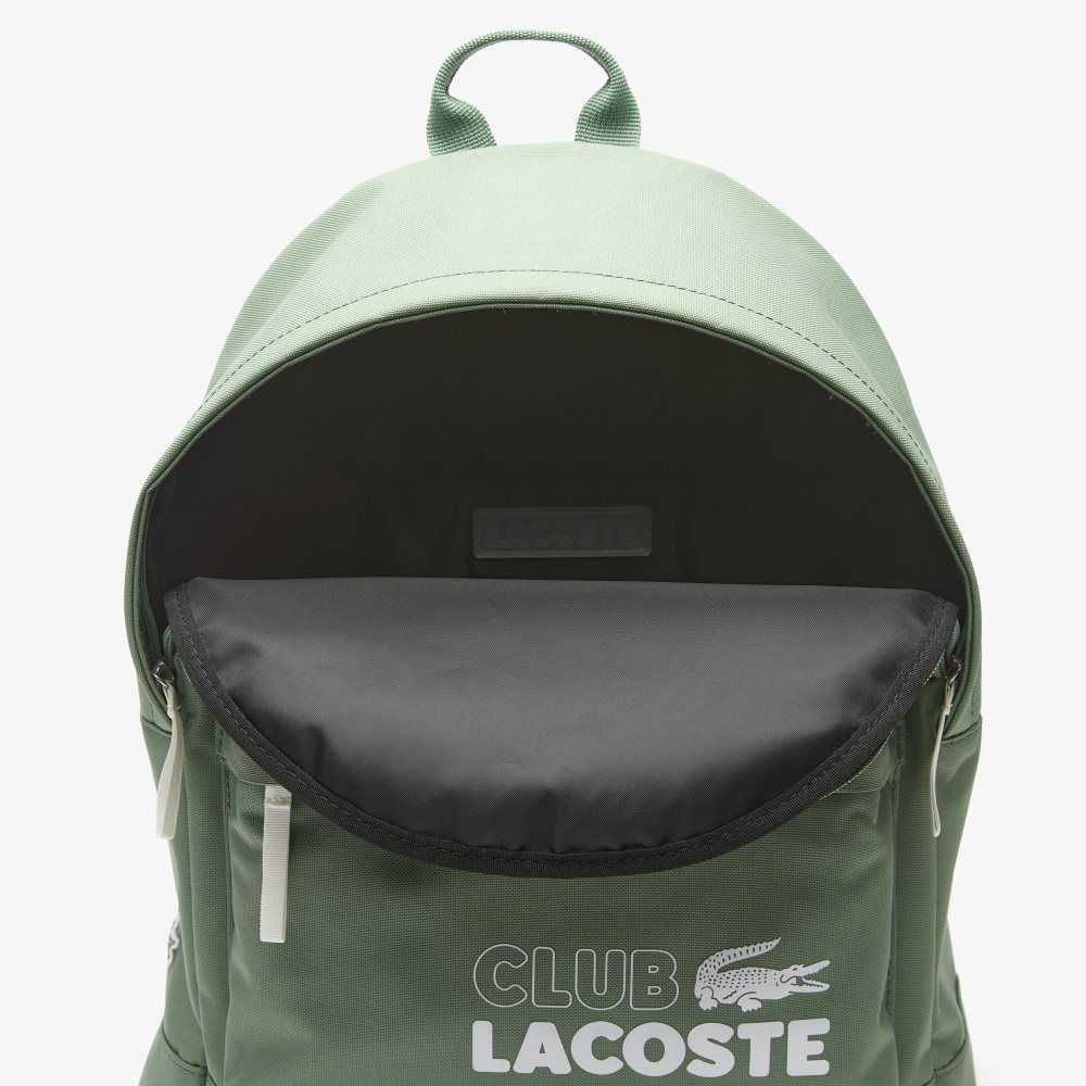 Lacoste Neocroc Contrast Print Backpack Frene Blanc | HQFS-65720