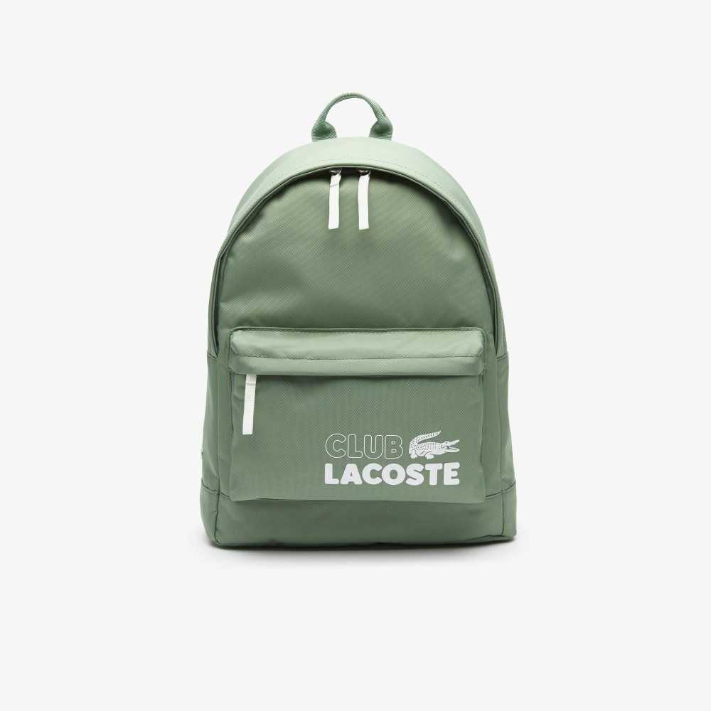 Lacoste Neocroc Contrast Print Backpack Frene Blanc | HQFS-65720