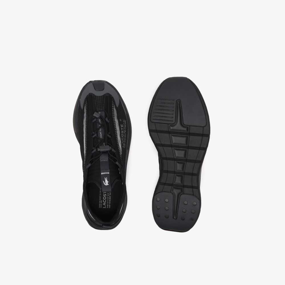 Lacoste Odyssa Lite Nylon and Mesh Sneakers Black / Grey | FZKX-37961