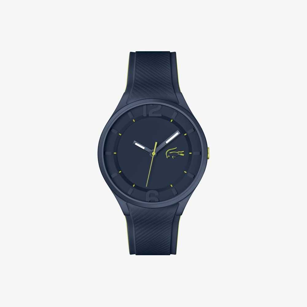 Lacoste Ollie 3 Hands Watch Blue Silicone Blue | LABD-65973