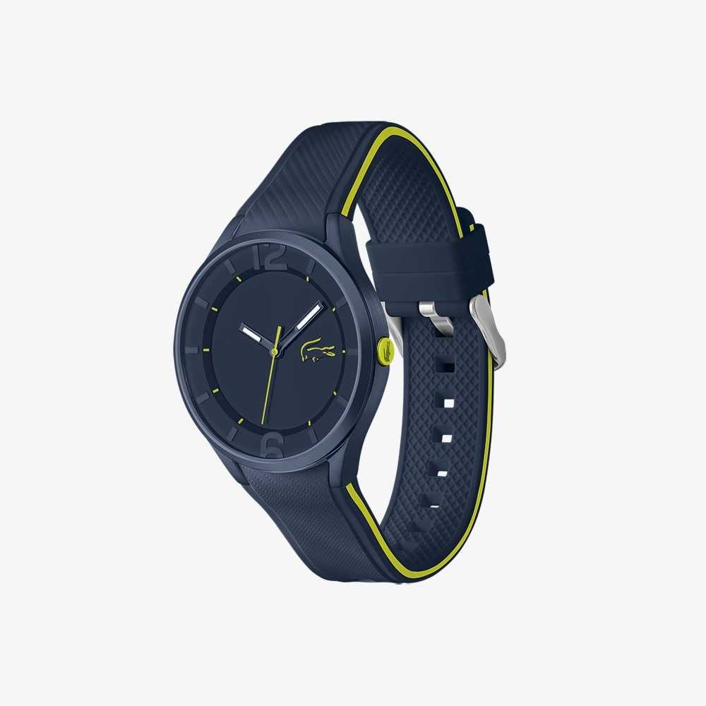 Lacoste Ollie 3 Hands Watch Blue Silicone Blue | LABD-65973