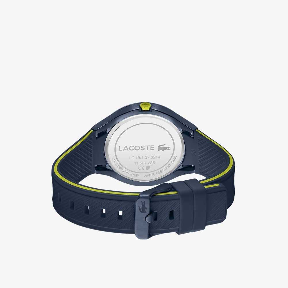 Lacoste Ollie 3 Hands Watch Blue Silicone Blue | LABD-65973