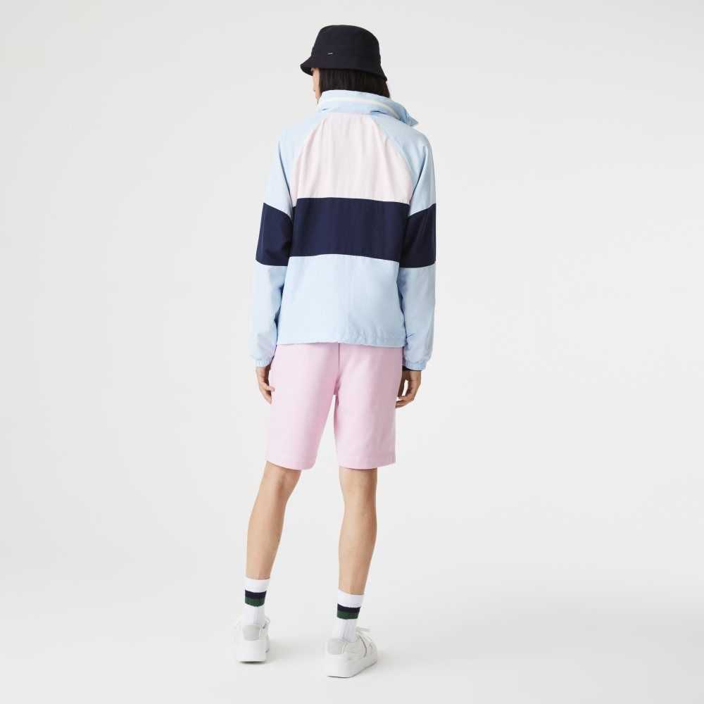 Lacoste Organic Brushed Cotton Fleece Shorts Pink | NZSJ-94160