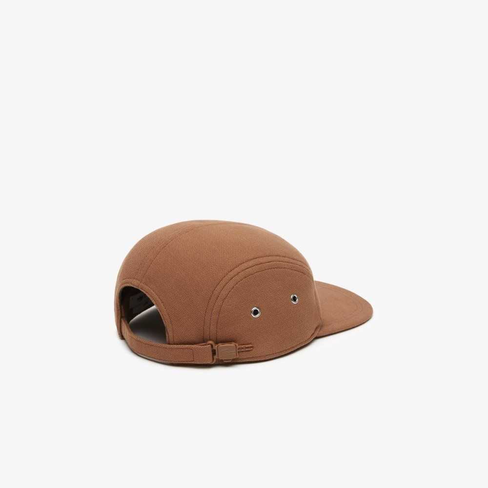 Lacoste Organic Cotton Girolle Cap Light Brown | NAKO-40125