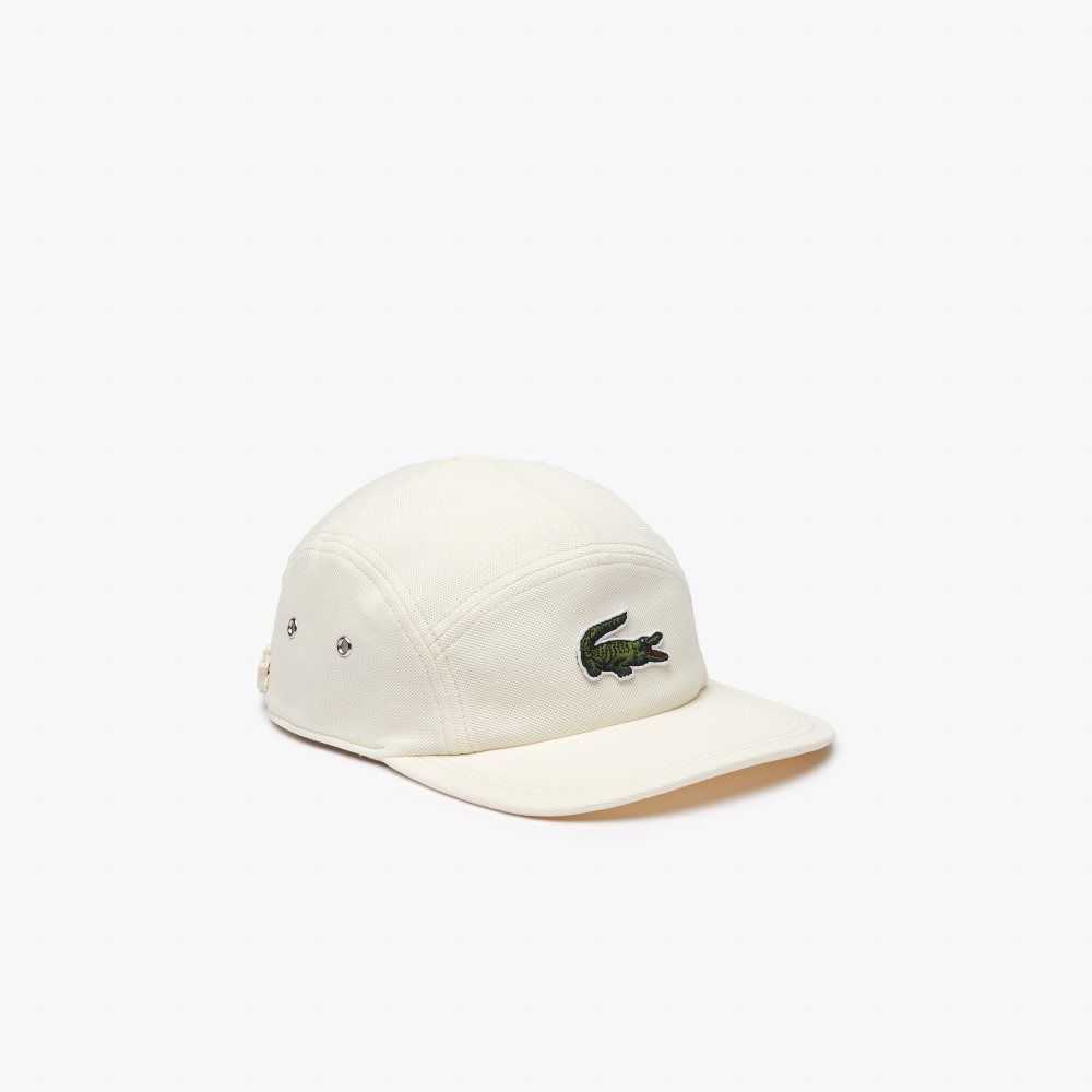 Lacoste Organic Cotton Girolle Cap White | THNV-12653